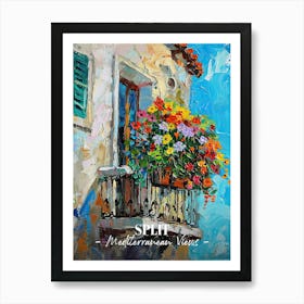 Mediterranean Views Split 1 Art Print