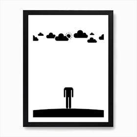 Head In The Clouds Art Print