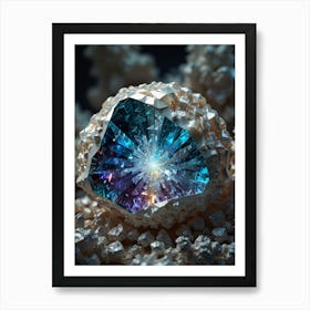 Rainbow Crystal Art Print