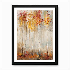 Birch Trees 28 Art Print