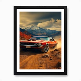 nature cars art Art Print