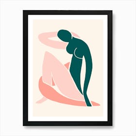 Pastel Nude Art Print