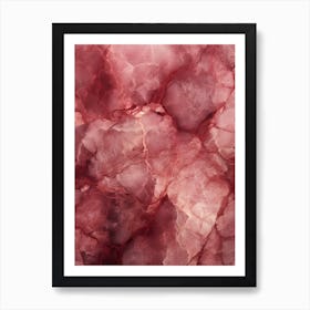 Red Marble Poster