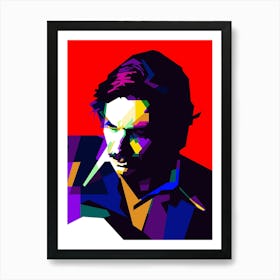 Antonio Carlos Jobim Brazilian Jazz Musician Pop Art WPAP Art Print