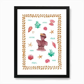 Venus and Seashells Art Print