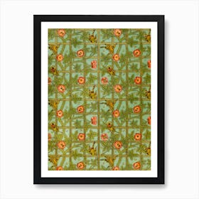 Trellis Vine, William Morris Art Print