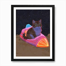 Cat In Space 6 Art Print