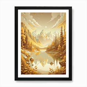 Autumn Landscape Art Print