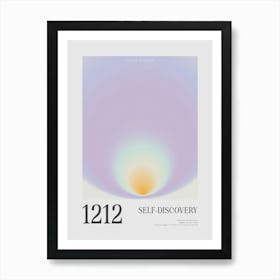 Angel Number 1212 Self Discovery Art Print