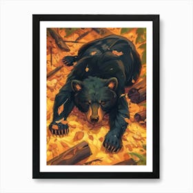 Black Bear 1 Art Print