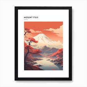 Mount Fuji Japan 2 Hiking Trail Landscape Poster Art Print