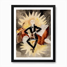 Musician, Charles Demuth Art Print