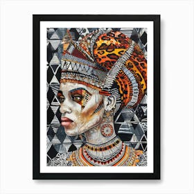 African Woman 108 Art Print