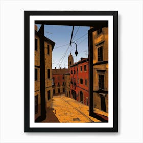 Street Scene In Italy 1 Art Print