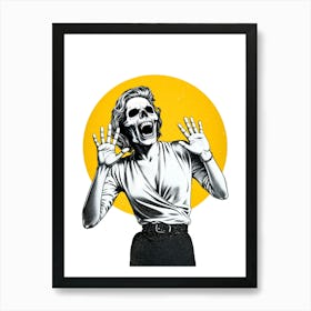 Scream Of The Undead 1 Art Print