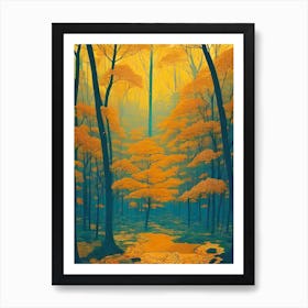 Autumn Forest 70 Art Print