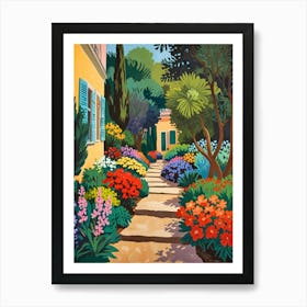 Garden Path 3 Art Print