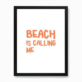 Beach Print Poster, Summer Vibes Wall Art, Coastal Quotes, Sun Ocean Gift For Her" Art Print