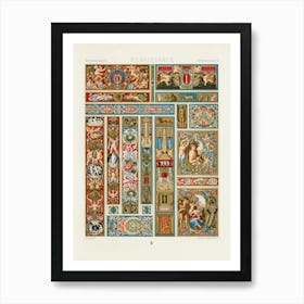 Renaissance Pattern, Albert Racine (7) 1 Art Print