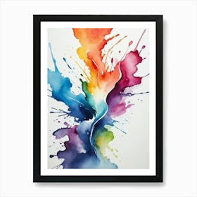 Abstract Watercolor Painting Art Print