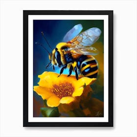 Stinger Bee 2 Painting Art Print