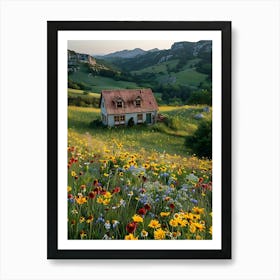 House In The Meadow Art Print
