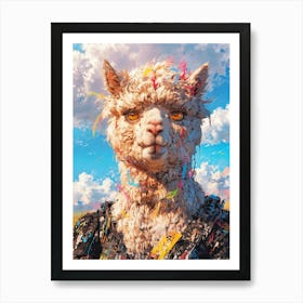 Llama 7 Art Print