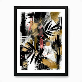 Abstract Painting 1665 Art Print