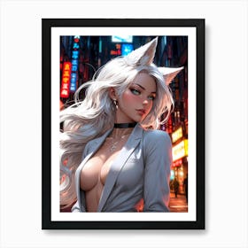 Anime Girl 17 Art Print