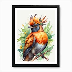 Colorful Bird 5 Art Print