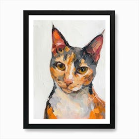 Balinese Cat Painting 2 Art Print