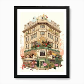 House Of Flowers New York 3 Art Print