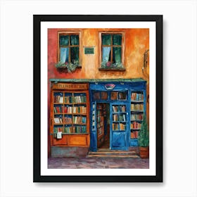 Warsaw Book Nook Bookshop 2 Art Print