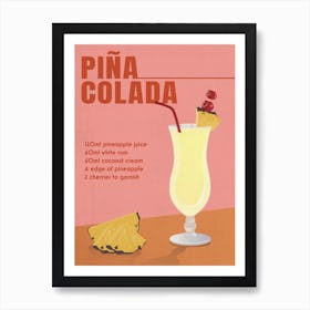 Pina Colada Print Art Print