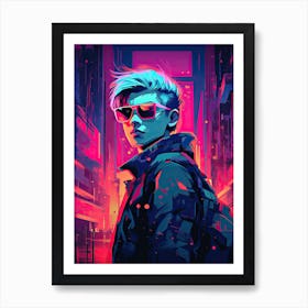 Cyberpunk punk Art Print