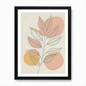 Leaf Print Art Print