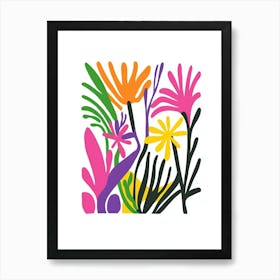 Tropical Flowers 12 Art Print