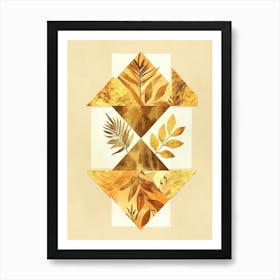 Gold Leaf 20 Art Print