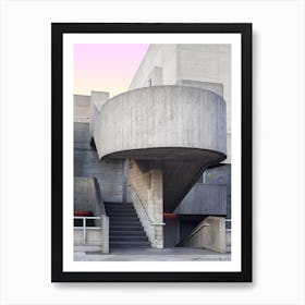 Royal National Theatre Staircase Art Print