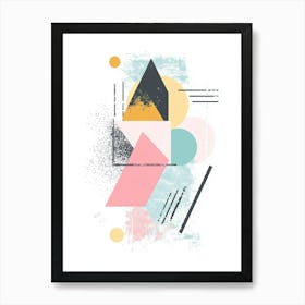 Abstract Geometric Pattern 2 Art Print