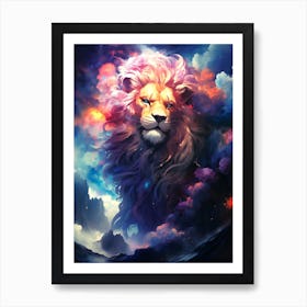 Lion In The Sky 5 Art Print