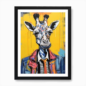 Disco 2 Giraffe Art Print