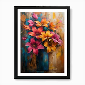 Flowers In A Vase 13 Art Print