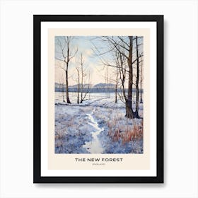 The New Forest England 3 Poster Art Print