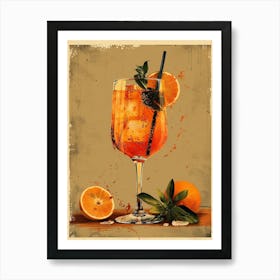 Aperol Spritz Art Print 82 Art Print