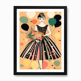 Vintage Audrey Hepburn Art Print
