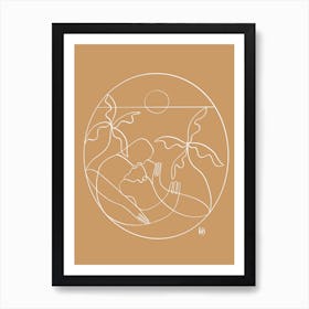 Dreamers 5 Honey Art Print