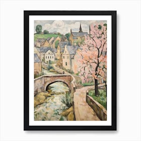 Stow On The Wold (Gloucestershire) Painting 8 Art Print