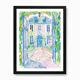 Doors And Gates Collection Chateau Chenonceau, France 2 Art Print