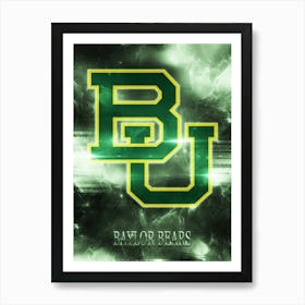 Baylor Bears Art Print